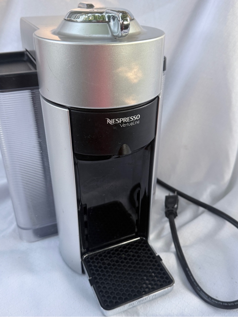Nespresso VertuoLine Silver and Black Single-Serve Coffee Brewer